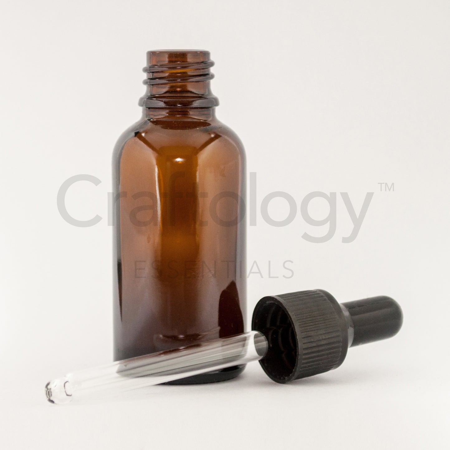 Glass Dropper Bottle (Boston, Amber) - Craftology Essentials - Philippines