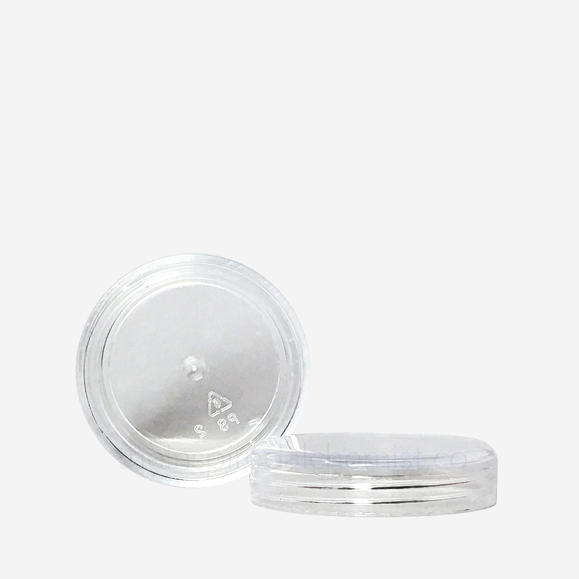 Plastic Cream Jar (Round, Clear) - Craftology Essentials - Philippines